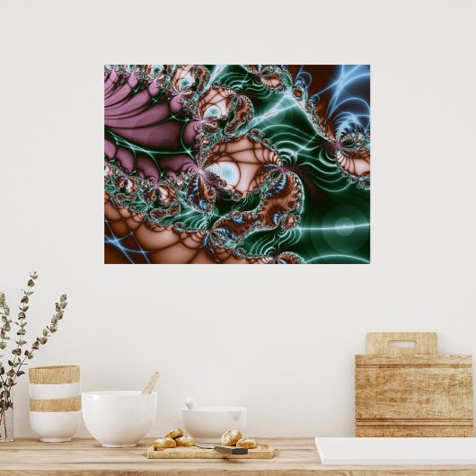 フラクタル963 ポスター (キッチン)