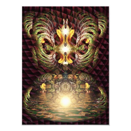 フラクタル・アート写真 フォトプリント            (正面)