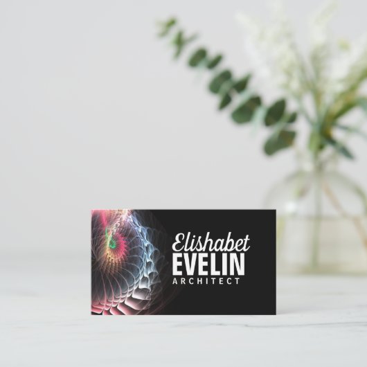 フラクタル・アートg76887 名刺 (スタンド正面)