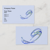 フラクタル-イルカ 名刺 (正面/裏面)