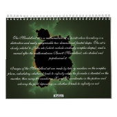 フラクタル カレンダー (裏面)