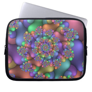 フラクタル(カーニバル)エレクトロニクススリーブ ラップトップスリーブ