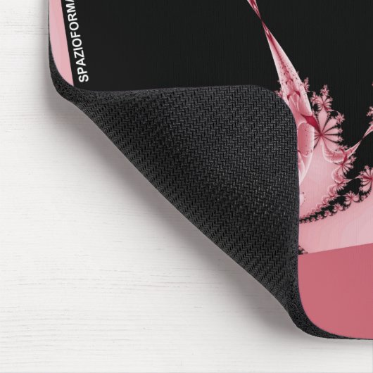 フラクタル・ガーデンの薔薇 マウスパッド (コーナー)