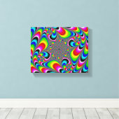 フラクタル キャンバスプリント (インサイチュ (ウッドフロア))