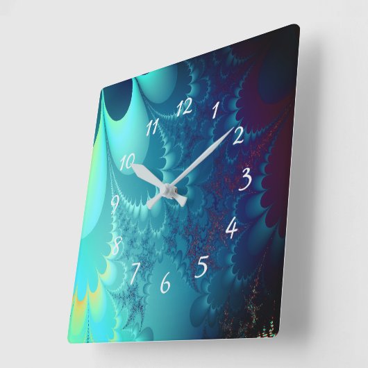 フラクタル スクエア壁時計 (傾斜)