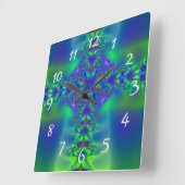 フラクタル スクエア壁時計 (傾斜)