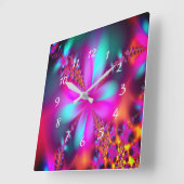 フラクタル スクエア壁時計 (傾斜)