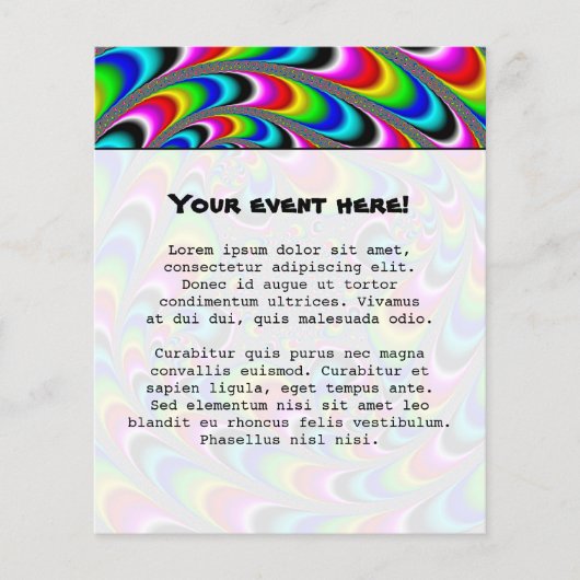 フラクタル チラシ (正面)