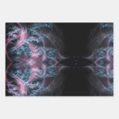 フラクタル – テクスチャ – バックグラウンド – デザイン ラッピングペーパーシート (正面)