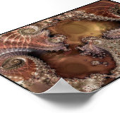 フラクタル・デジタル・アート・ポスター ポスター (角)