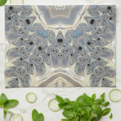 フラクタル・ドリームのパルス キッチンタオル (折り畳み)