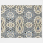 フラクタル・ドリームのパルス フリースブランケット (正面(横))