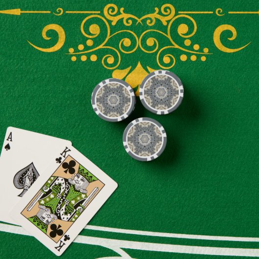 フラクタル ドリームのパルス ポーカーチップ (ポーカーテーブル (スタック))