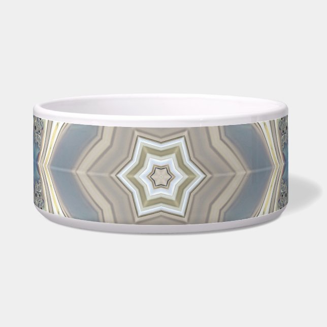 フラクタル・ドリーム・セラミックペットボウルのパルス ボウル (正面)