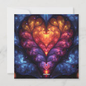 フラクタル ハート パターン シーズンカード (裏面)