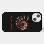 フラクタル・ファイアバード iPhoneケース (裏面横)