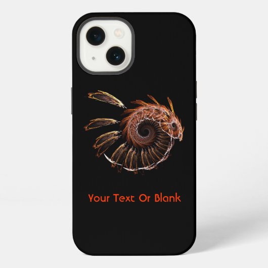 フラクタル・ファイアバード iPhoneケース (裏面)