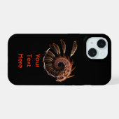 フラクタル・ファイアーバード iPhone 15ケース (裏面横)