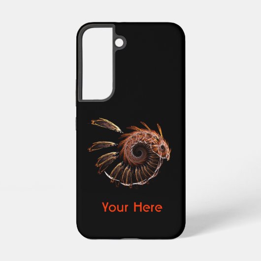 フラクタル・ファイアーバード SAMSUNG GALAXYケース (裏面)