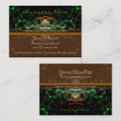 フラクタル・フォレスト・ビジネス・カード 名刺 (正面/裏面)