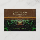 フラクタル・フォレスト・ビジネス・カード 名刺 (裏面)