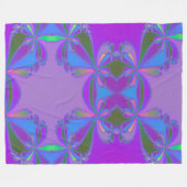 フラクタル フリースブランケット (正面(横))