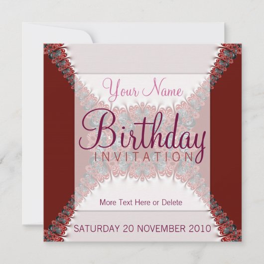 フラクタル・フレームジア 2010-01 招待状 (正面)