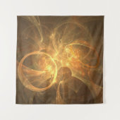 フラクタル フレーム スペース エネルギー ファンタジー タペストリー (正面(横))