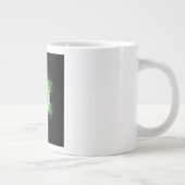 フラクタル・ポータルを通るエネルギー球 ジャンボコーヒーマグカップ (右)