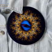 フラクタル・マンダラ・キングの目 缶バッジ (インサイチュ)