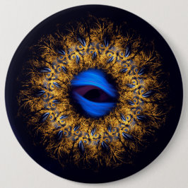 フラクタル・マンダラ・キングの目 缶バッジ