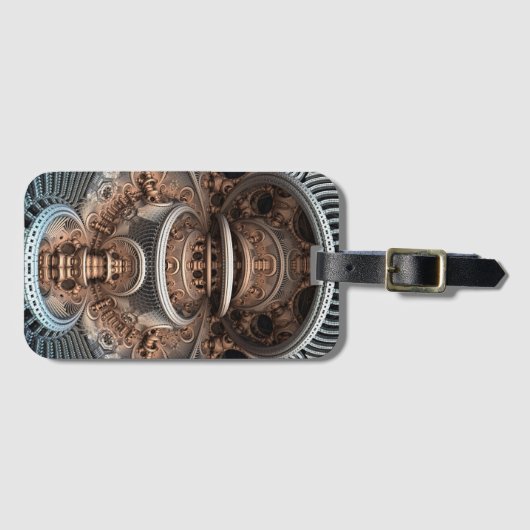 フラクタル ラゲッジタグ (正面横)