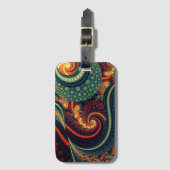 フラクタル ラゲッジタグ (正面縦)