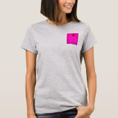 フラクタル レッド ローズ Tシャツ (正面)