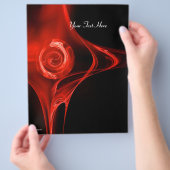 フラクタル・ローズ 真っ赤な黒 チラシ (手)