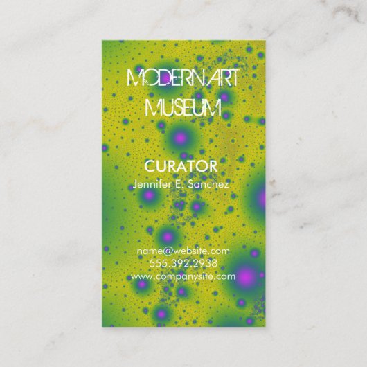 フラクタル 名刺 (正面)