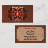 フラクタル – 科学 – Cold Fusion 名刺 (正面/裏面)