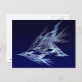 フラクタル – 飛行中の鳥 ポストカード (正面/裏面)