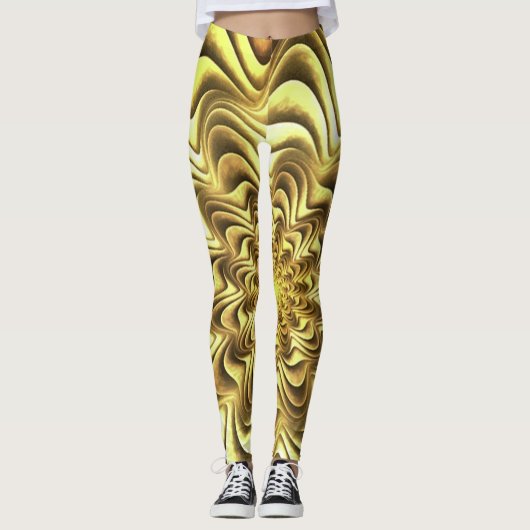 フラクタル | Zazzle_Growstore レギンス (正面)