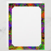 フラクタルC~14カスタムレターヘッド01 - 8.5インチx 11インチ (正面/裏面)