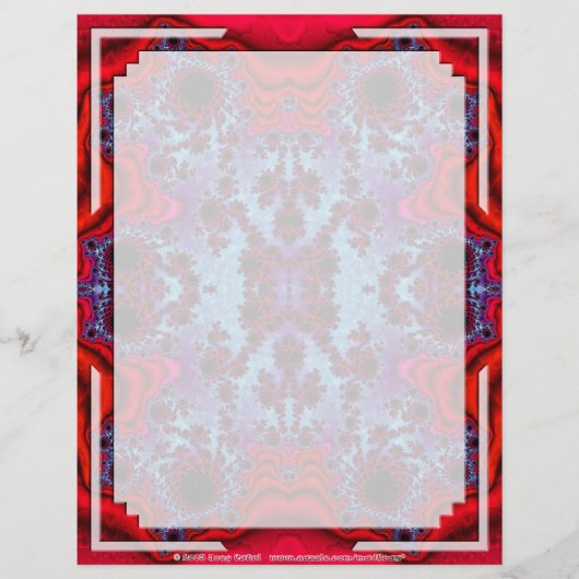 フラクタルFS~12カスタムレターヘッド03 - 8.5インチx 11インチ (正面)