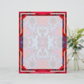 フラクタルFS~12カスタムレターヘッド03 - 8.5インチx 11インチ (スタンド正面)