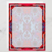 フラクタルFS~12カスタムレターヘッド03 - 8.5インチx 11インチ (正面/裏面)