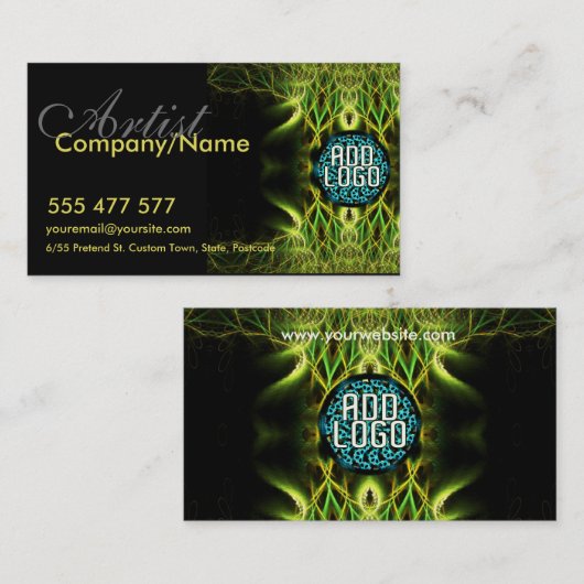 フラクタルLoGo名刺 名刺 (正面/裏面)
