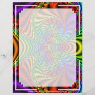 フラクタルR~08カスタムレターヘッド03 - 8.5インチx 11インチ