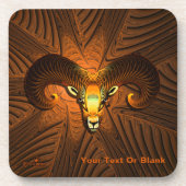 フラクタルRAMのヘッド コースター (正面)