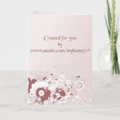 フラクタルRSVP 招待状 (裏面)