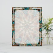 フラクタルS~17カスタムレターヘッド03 - 8.5インチx 11インチ (スタンド正面)