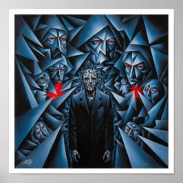 フラクチャされたシャドウ ポスター