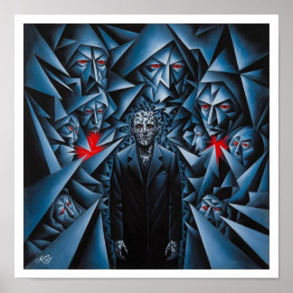 フラクチャされたシャドウ ポスター